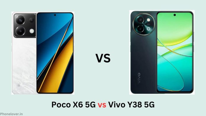 Poco X6 5G vs Vivo Y38 5G