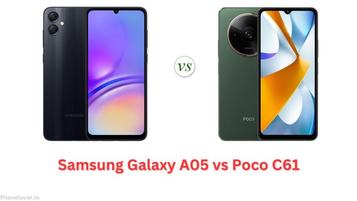 Samsung Galaxy A05 vs Poco C61